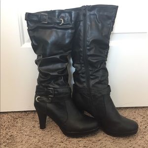 Never Worn! Black Boots. Size 7
